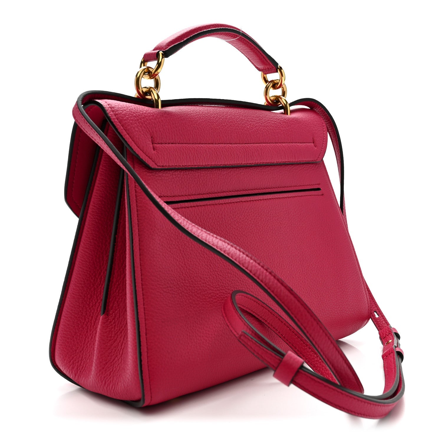 Calfskin Small Margot Top Handle Satchel Ribes