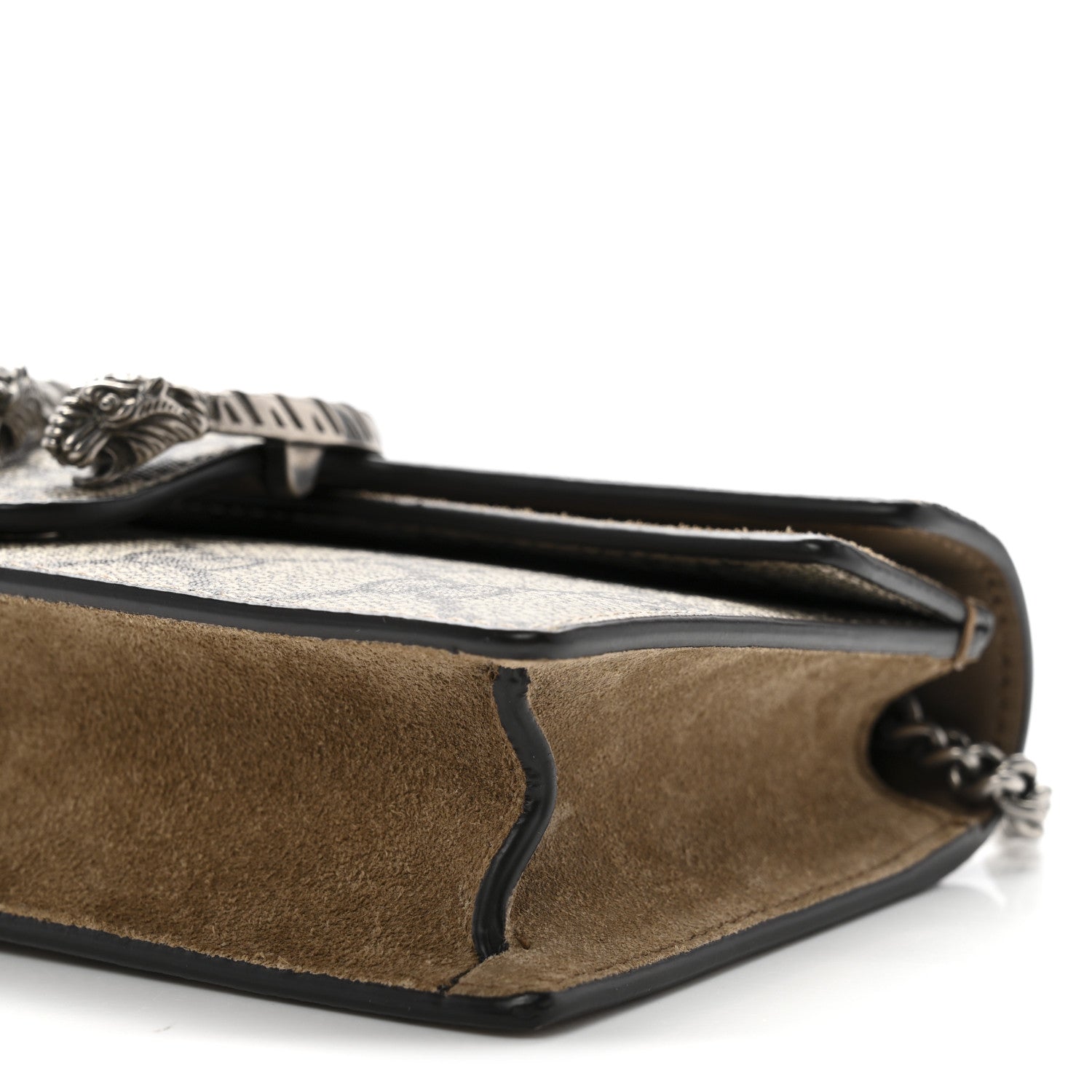 GG Supreme Monogram Super Mini Dionysus Shoulder Bag Taupe