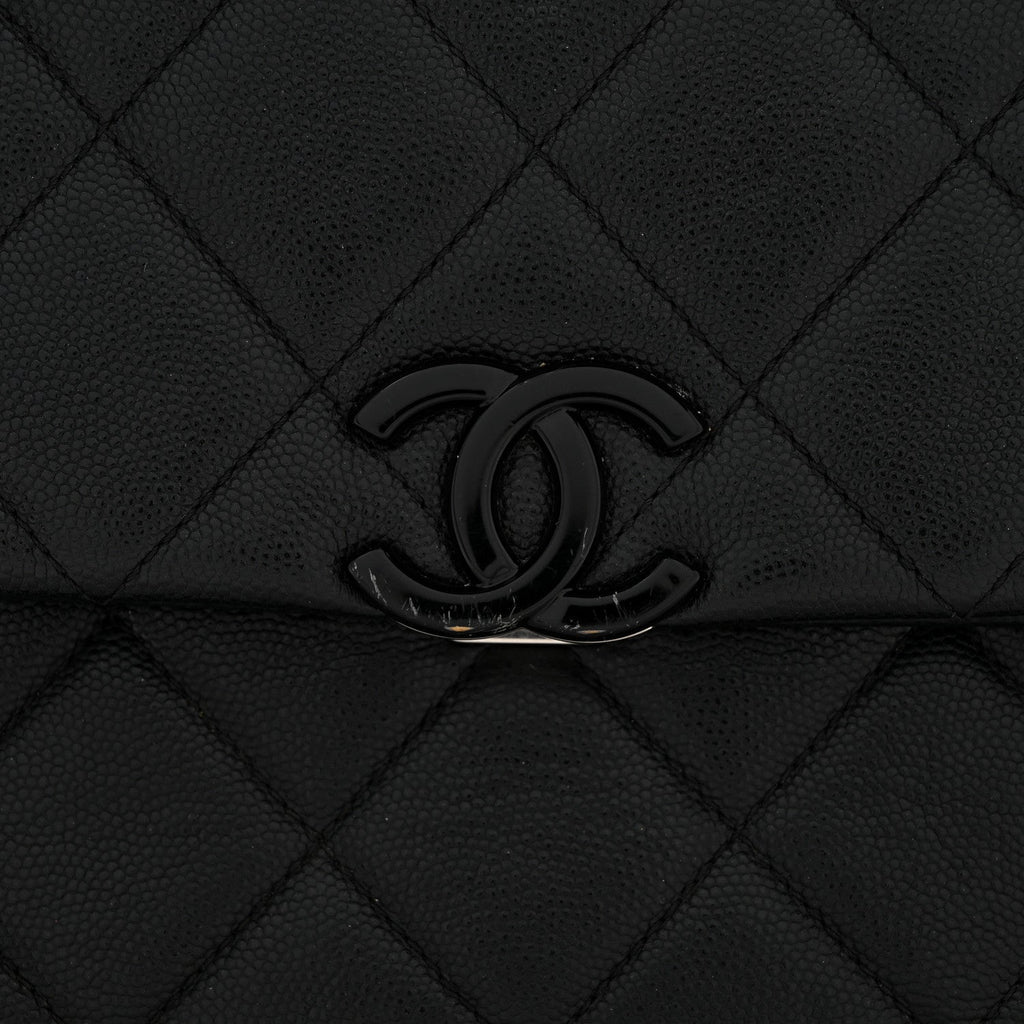 Caviar Quilted My Everything Flap Black