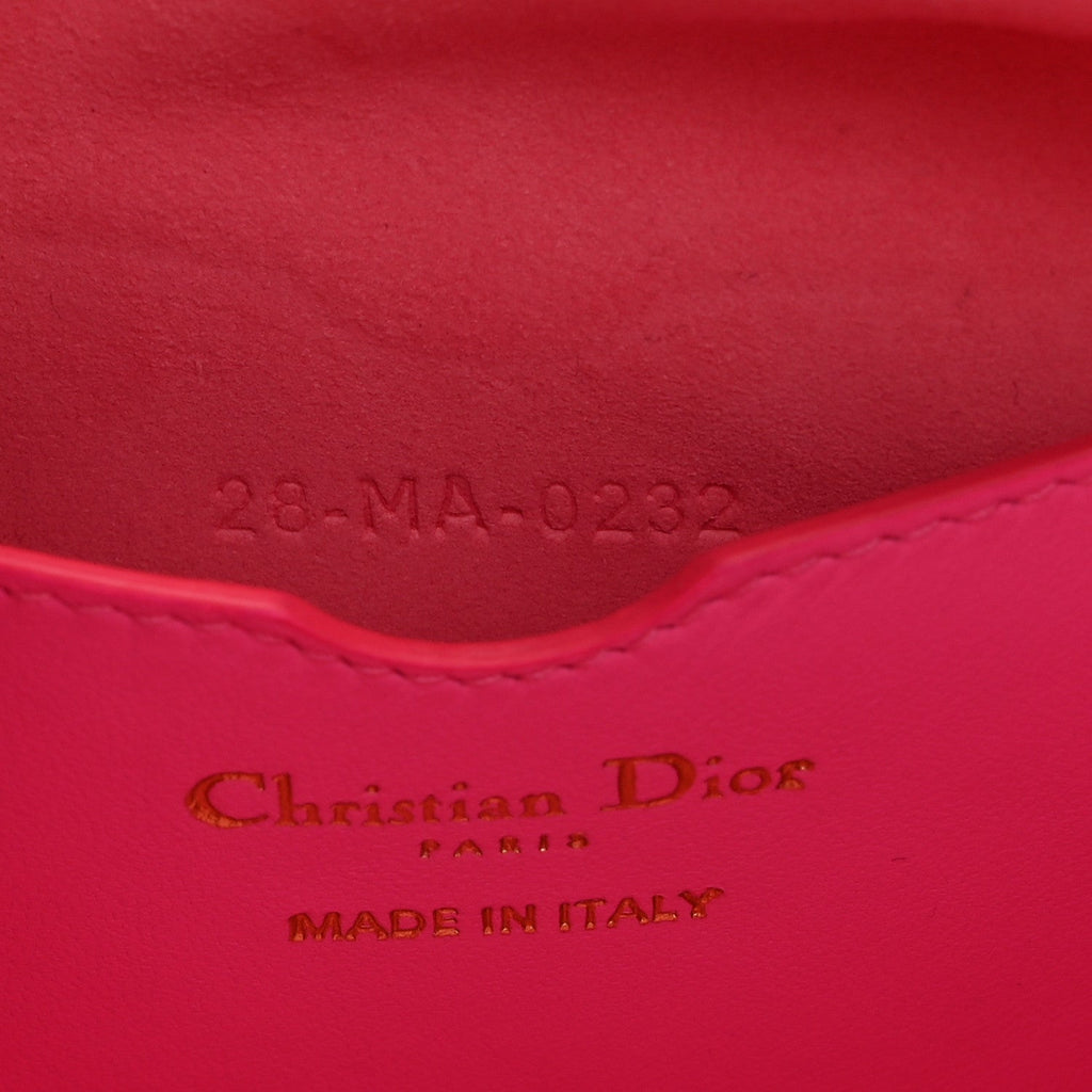 Lambskin Cannage Small Dior Vibe Hobo Bag Pink