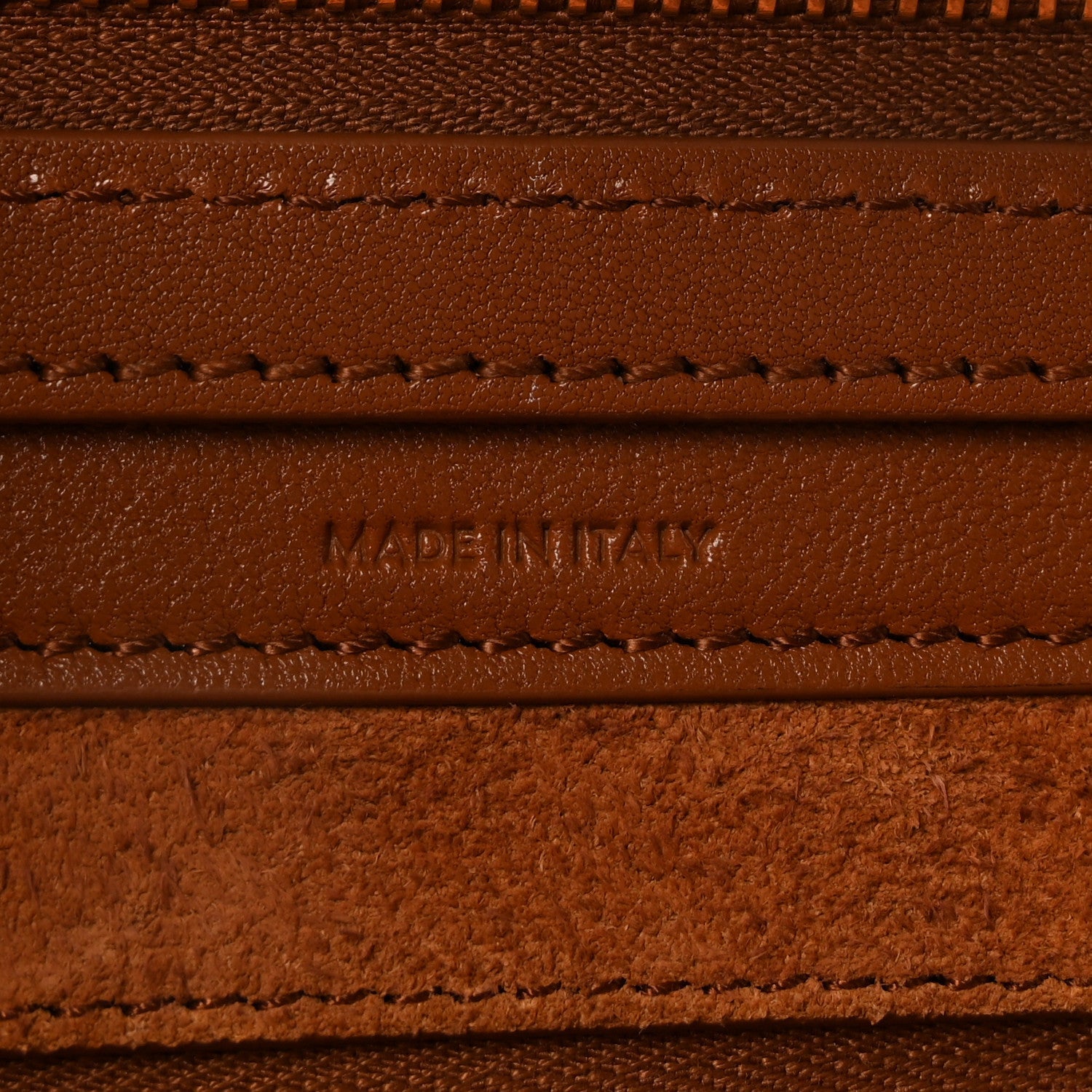 Supple Shiny Lambskin Little New Luggage Soft Tan