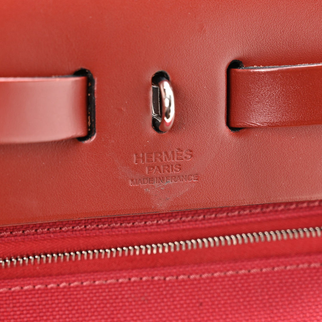 Vache Hunter Toile Herbag Zip 31 PM Rouge H