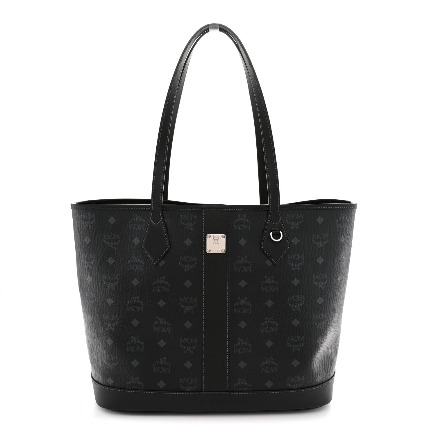 Visetos Medium New Liz Shopper Tote Black