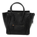 Smooth Calfskin Micro Luggage Black
