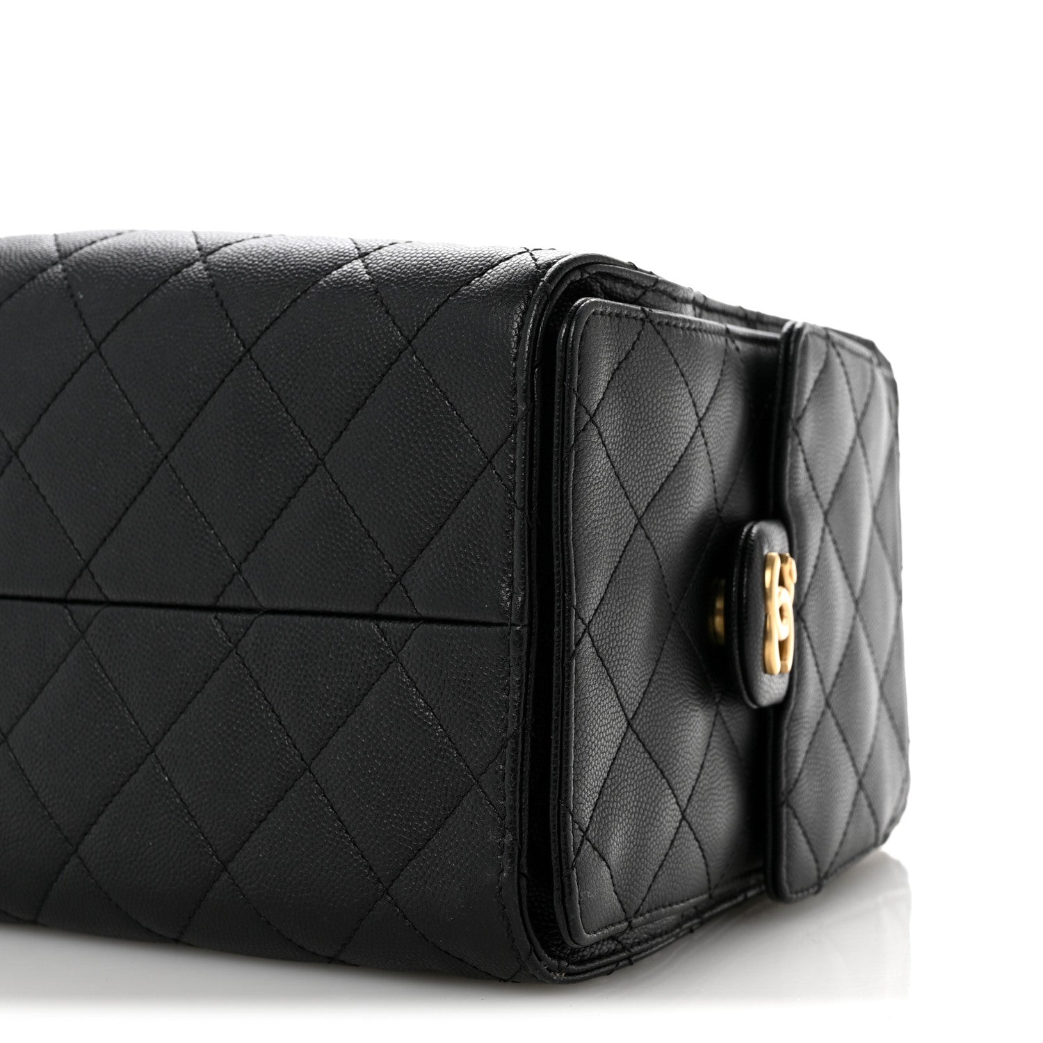 Caviar Quilted Small Chanel 25 Handbag Black