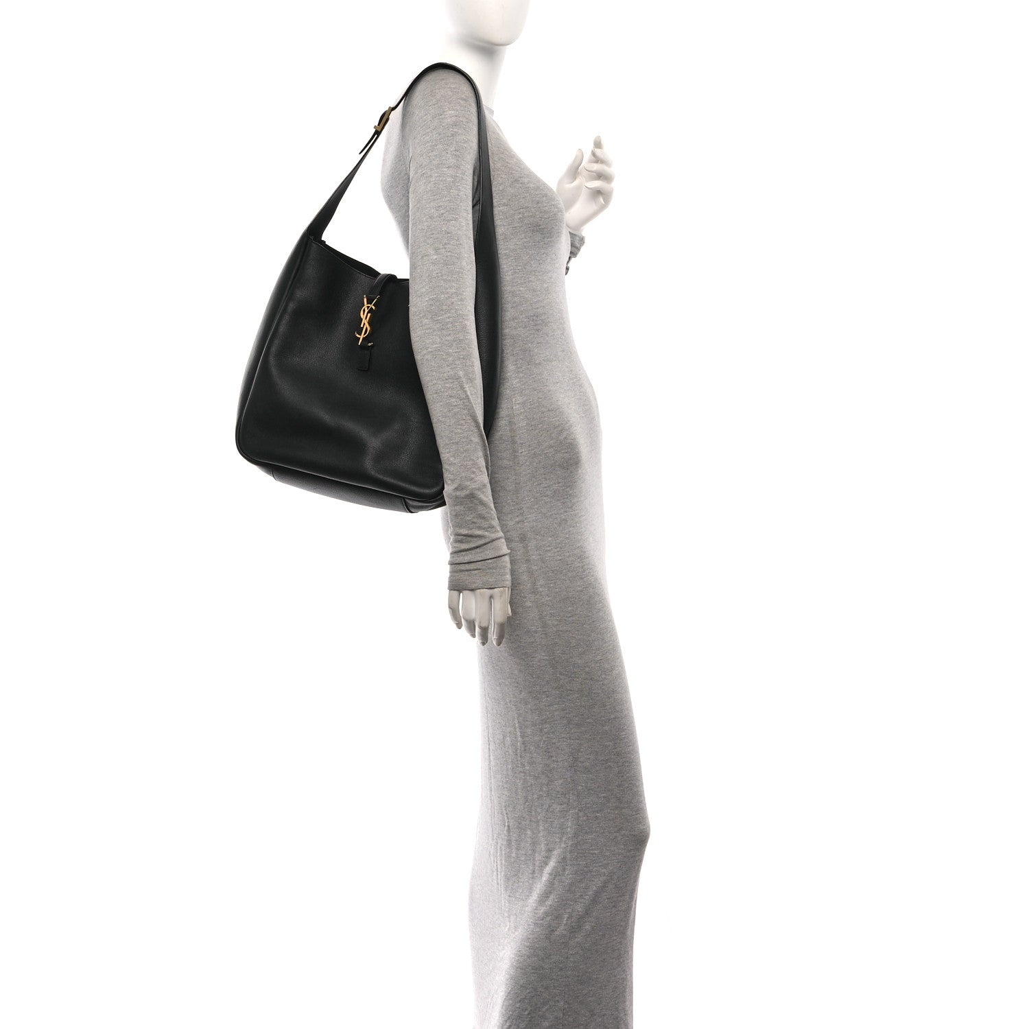 Smooth Calfskin Large Le 5 A 7 Soft Hobo Black