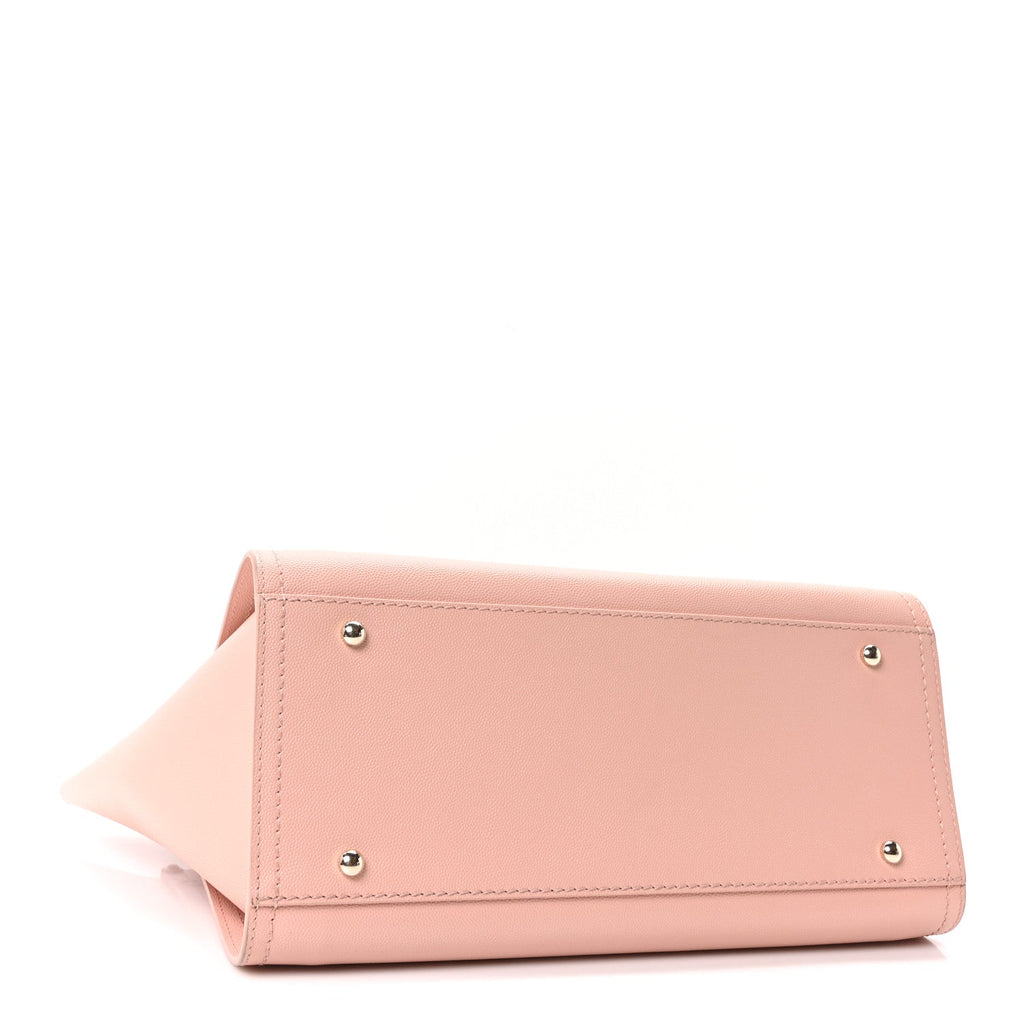 Caviar Small Studded Deauville Tote Light Pink