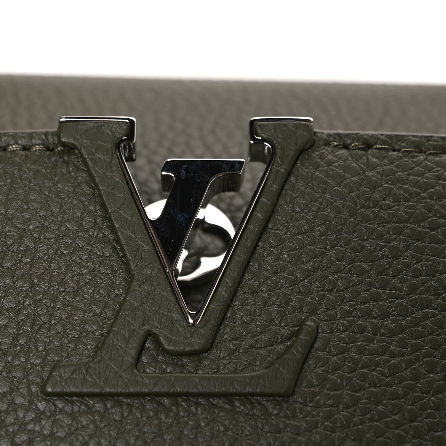 Taurillon Capucines BB Khaki