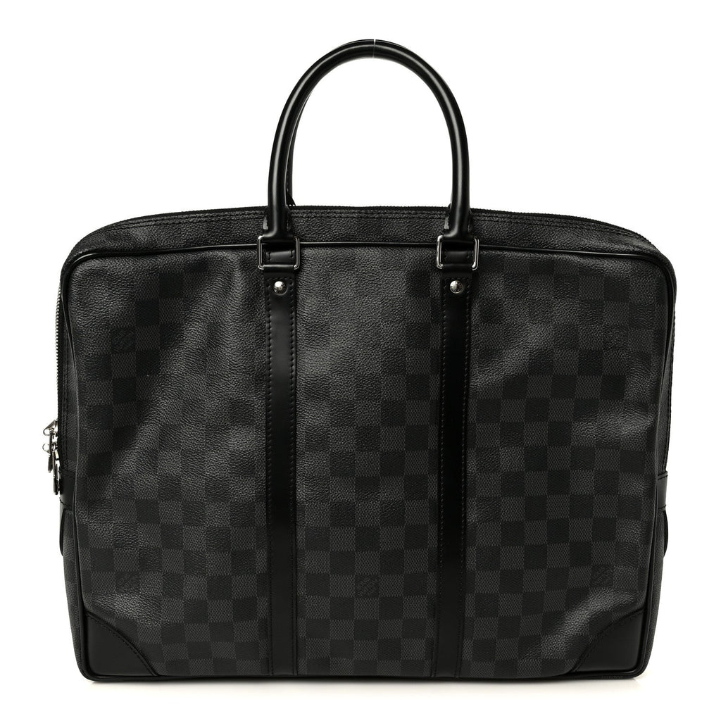 Damier Graphite Porte-Documents Voyage