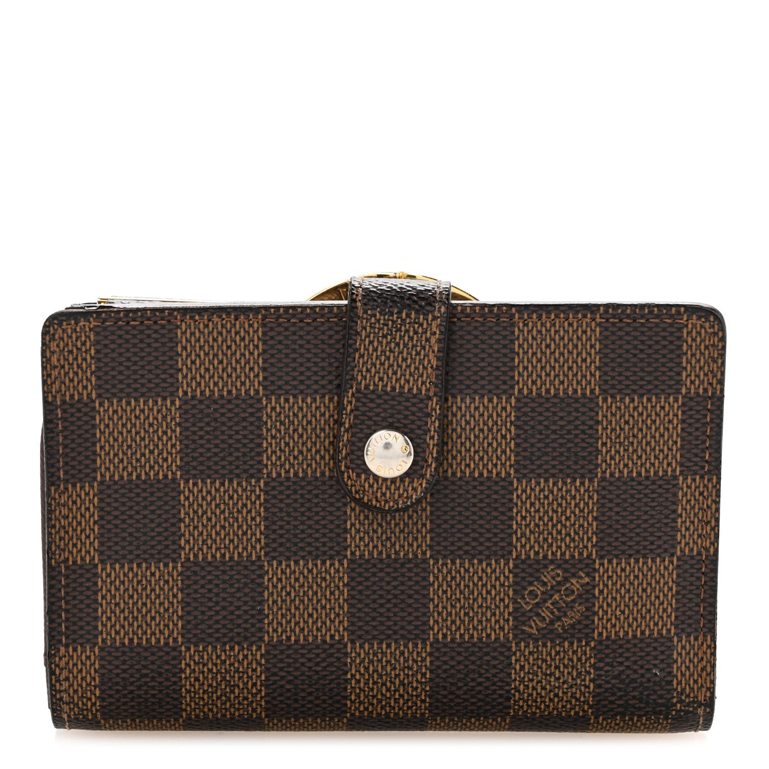 Damier Ebene French Purse Wallet