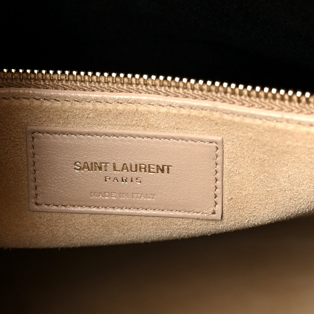 Calfskin Small Sac De Jour Dark Beige