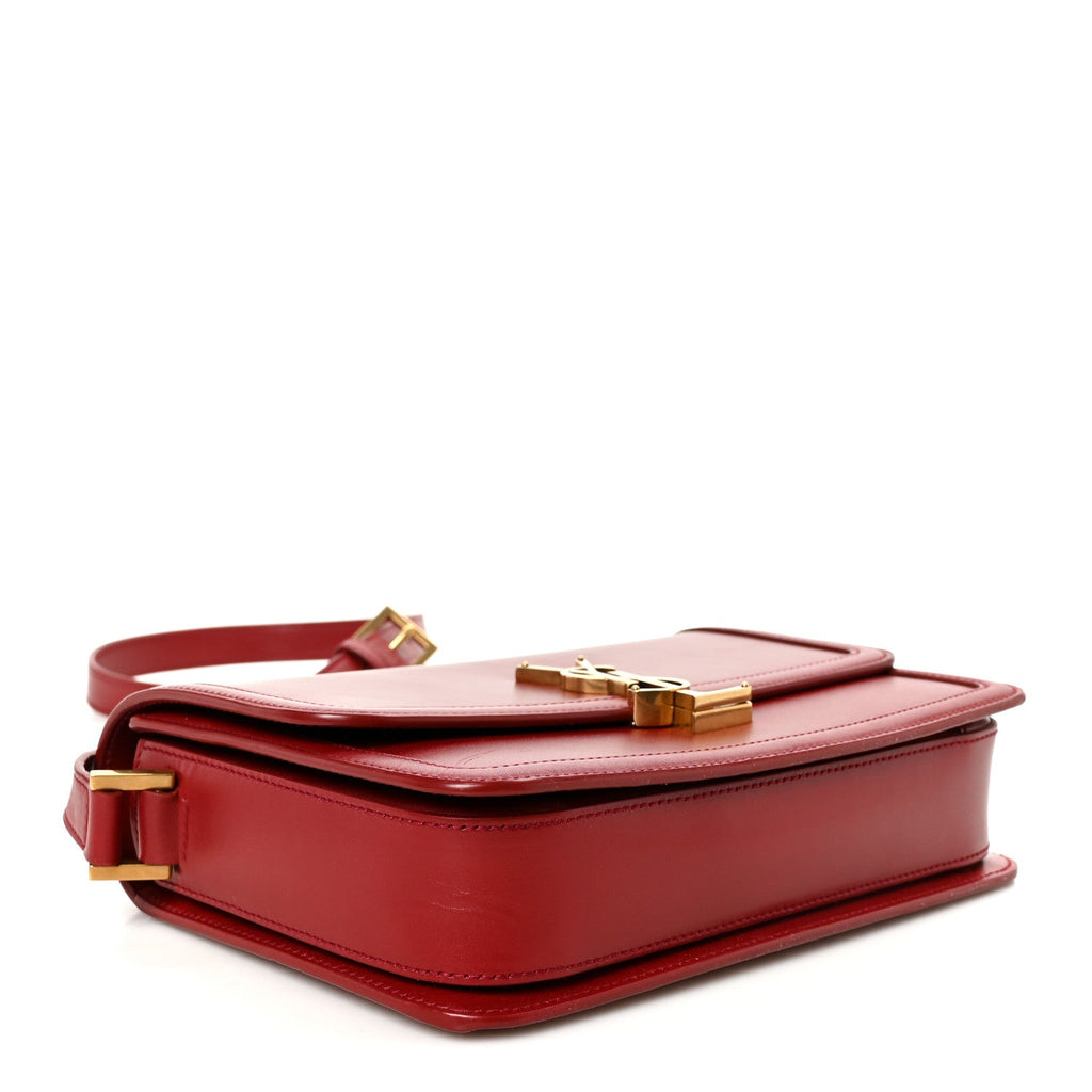 Box Calfskin Monogram Medium Solferino Satchel Rouge Opyum