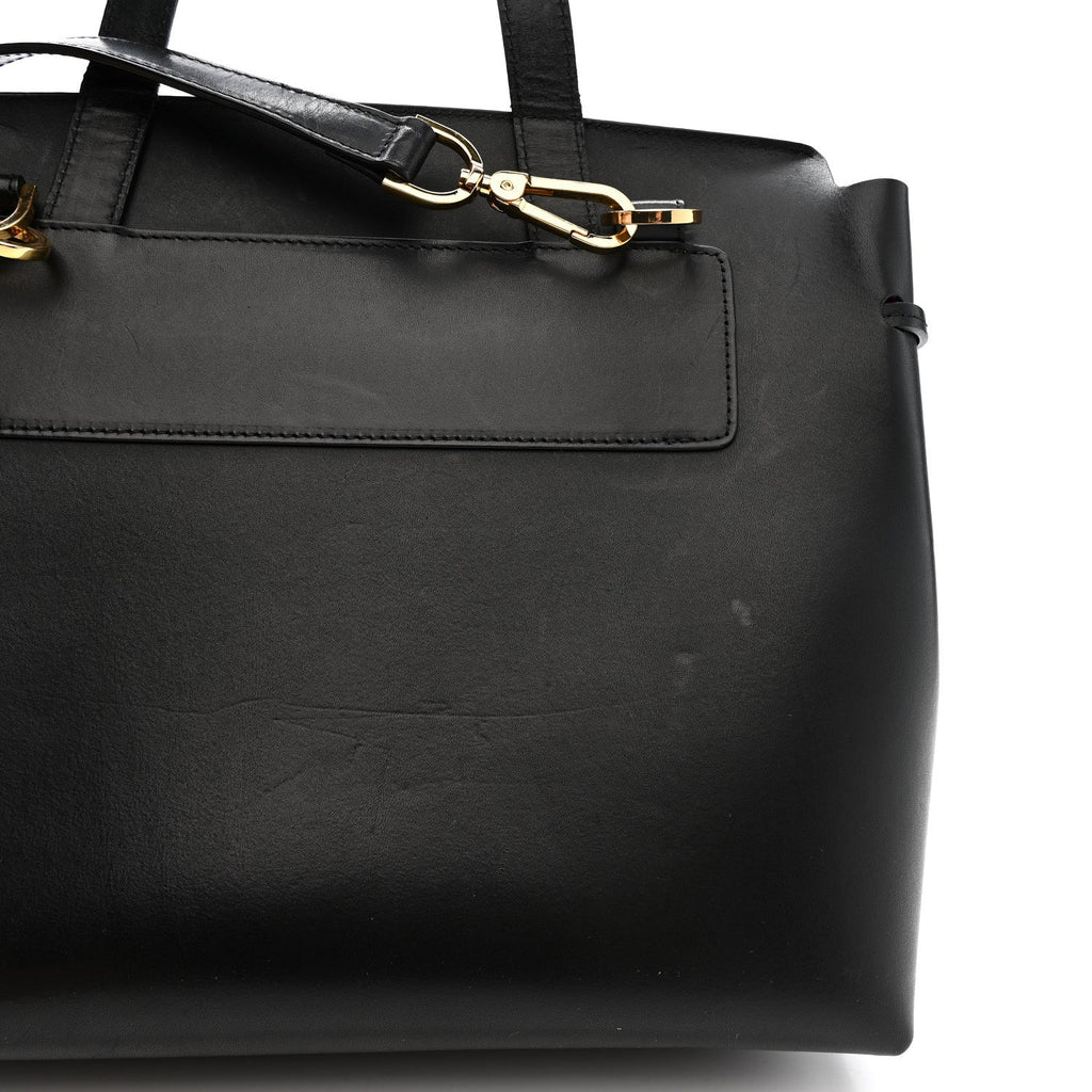 Calfskin Lady Bag Black Flamma