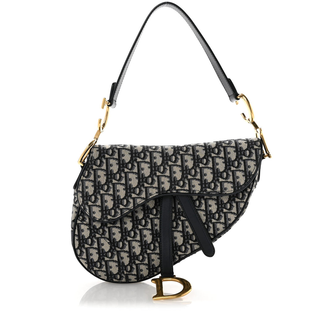 Oblique Saddle Bag Blue
