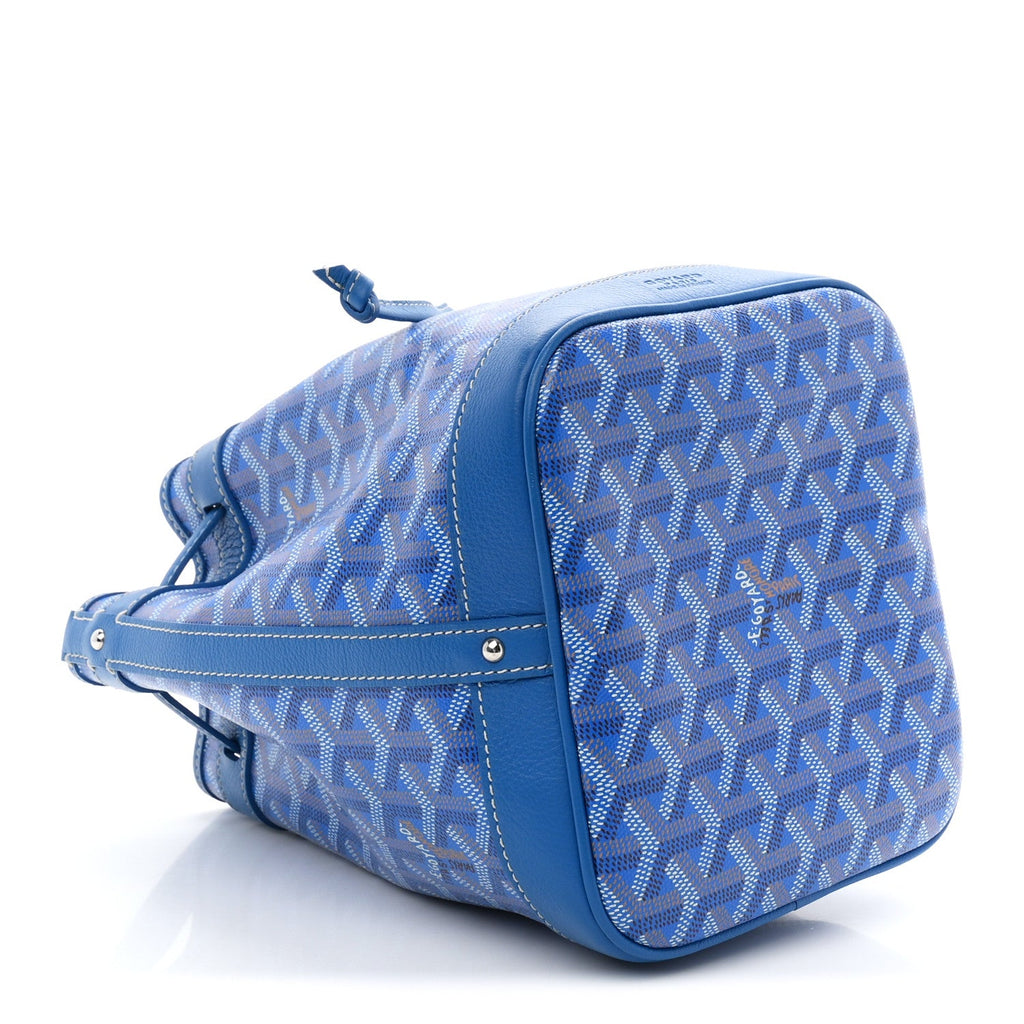 Goyardine Petit Flot Bucket Bag PM Sky Morning