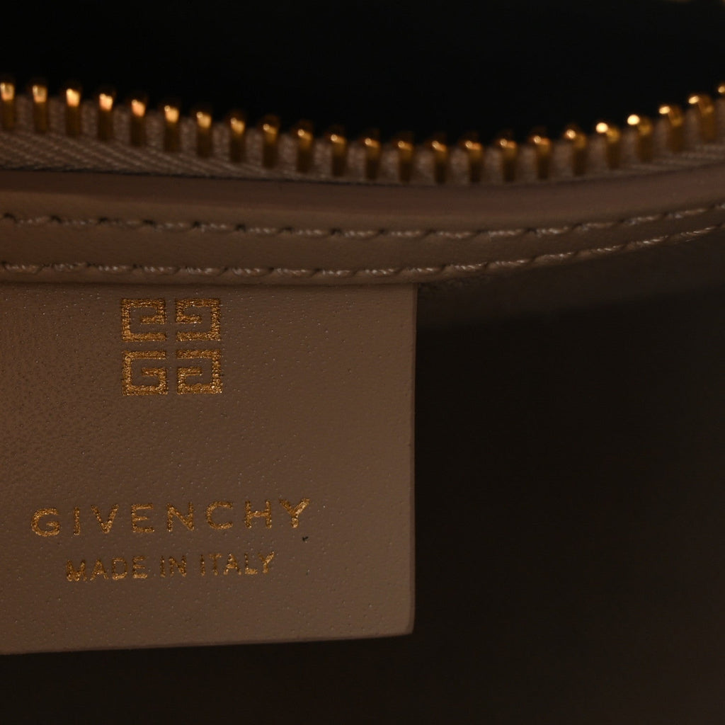 Shiny Lord Calfskin Mini Antigona Natural Beige