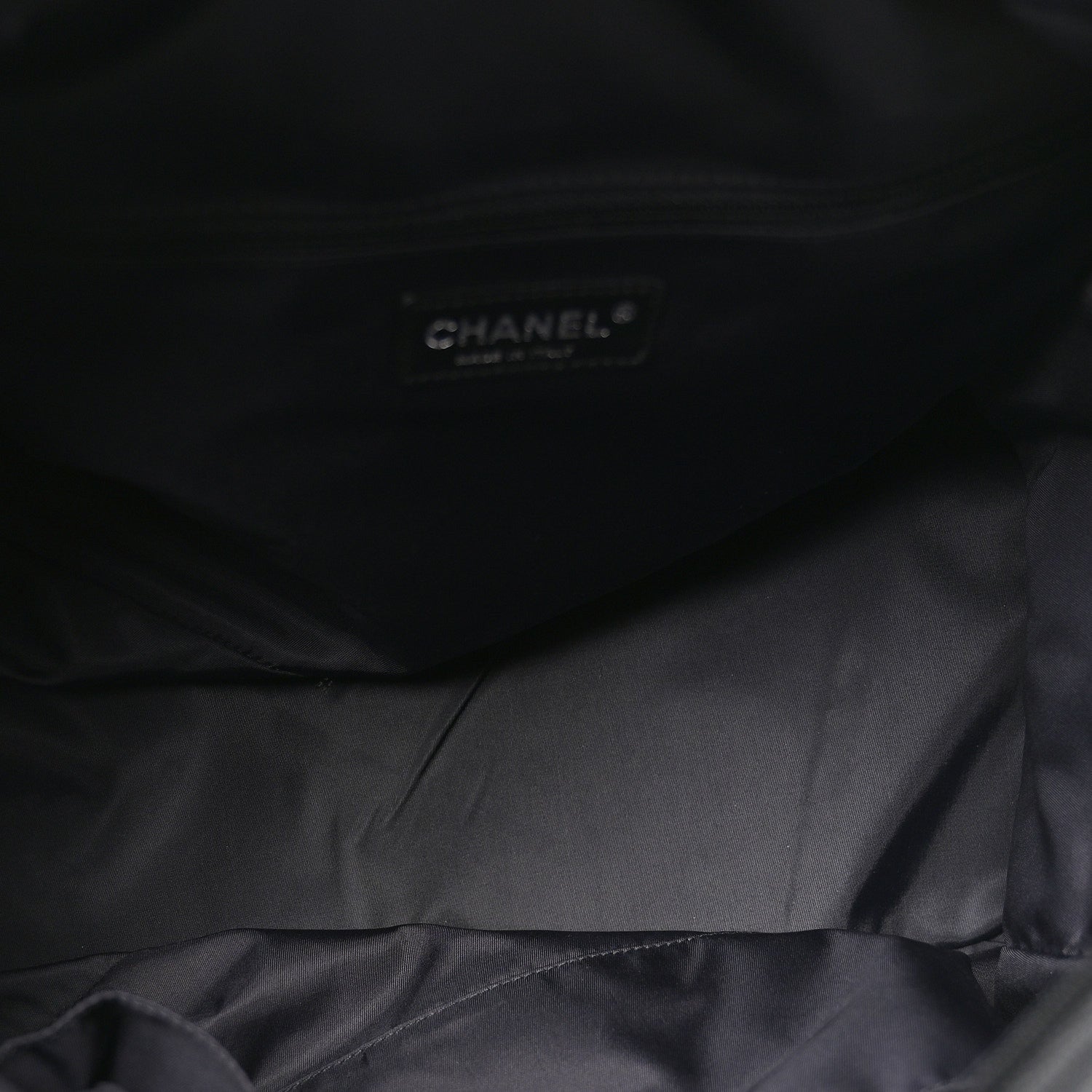 Coated Canvas Quilted Paris Biarritz Bowler Black