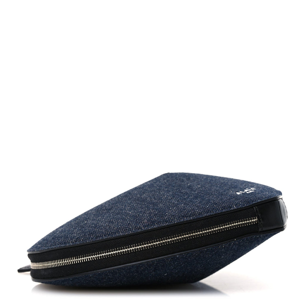 Denim Calfskin Le Coeur Bag Blue