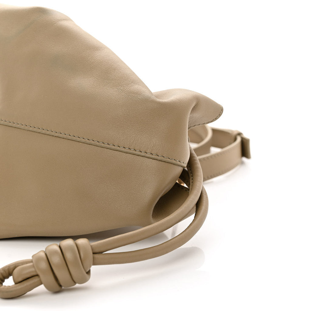 Shiny Nappa Calfskin Small Paseo Bag Clay Green