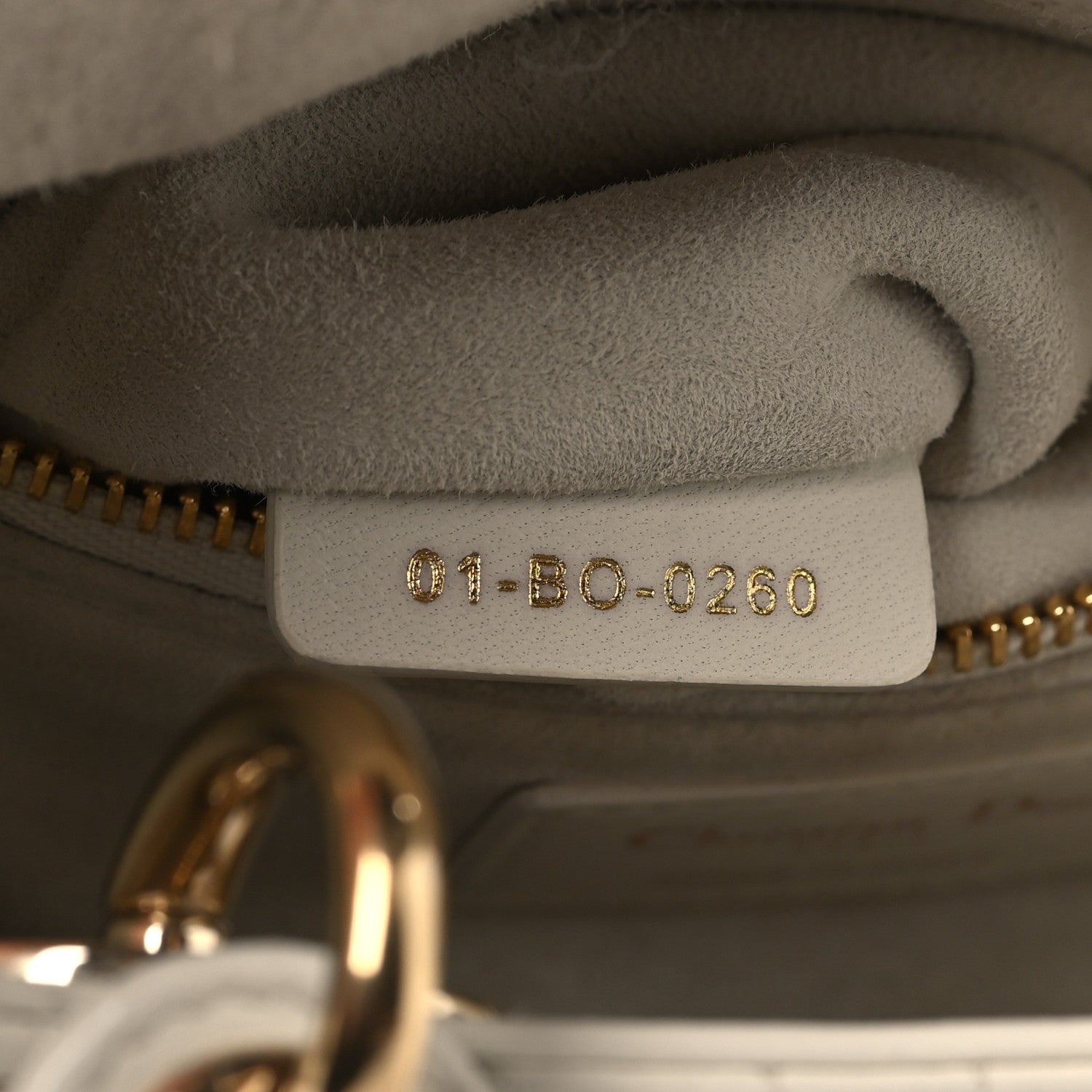 Lambskin Cannage Small My ABCDior Lady Dior Latte