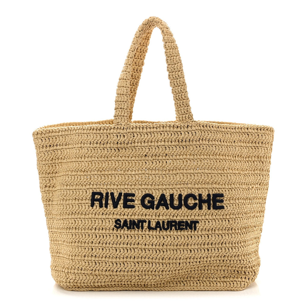 Raffia Rive Gauche Tote Natural