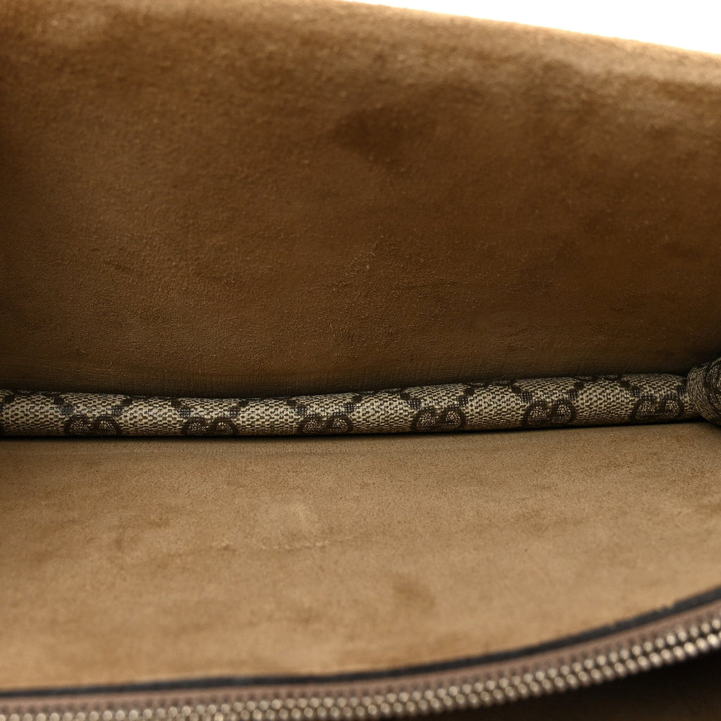 GG Supreme Monogram Small Dionysus Shoulder Bag Taupe