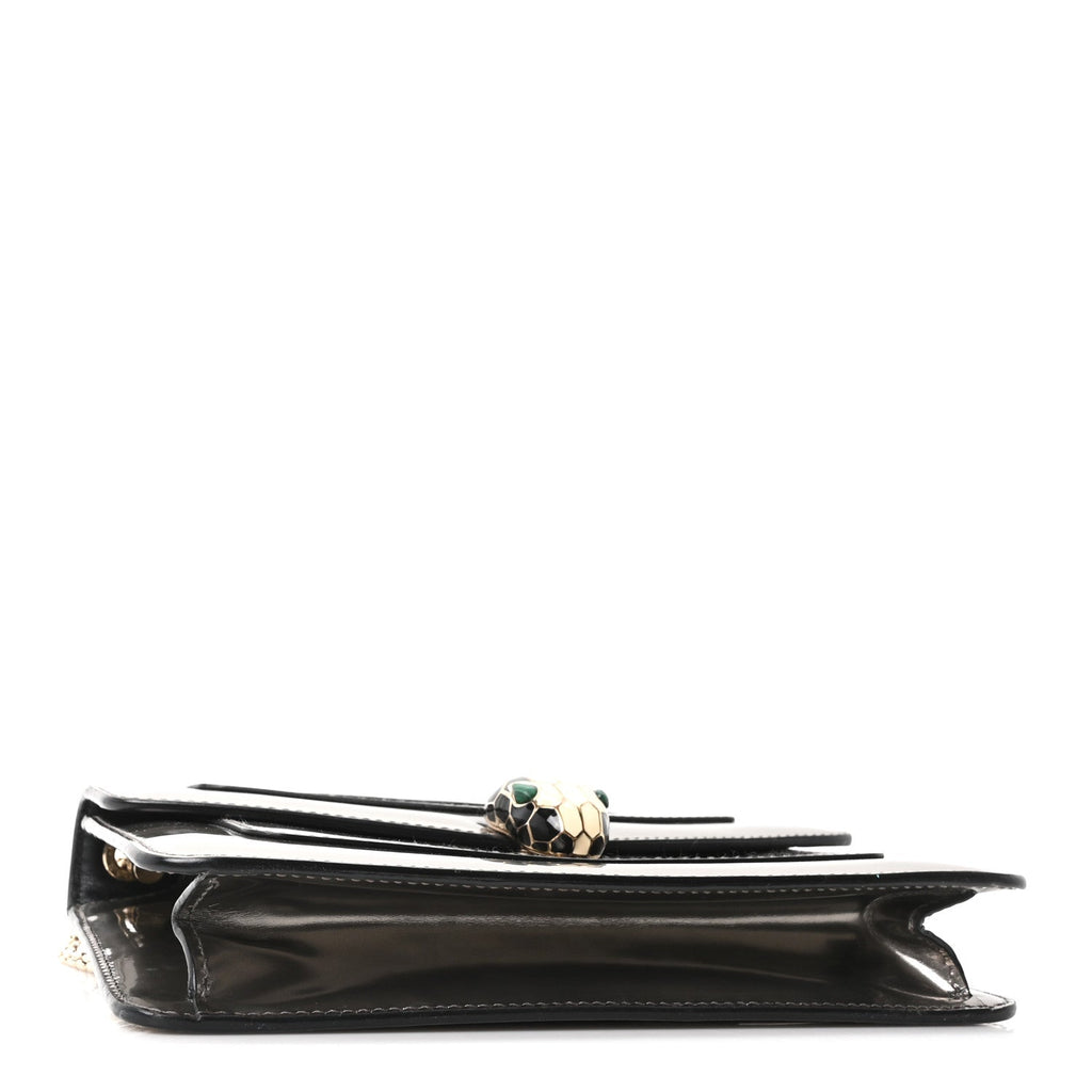 Metallic Serpenti Forever Small Shoulder Bag Silver