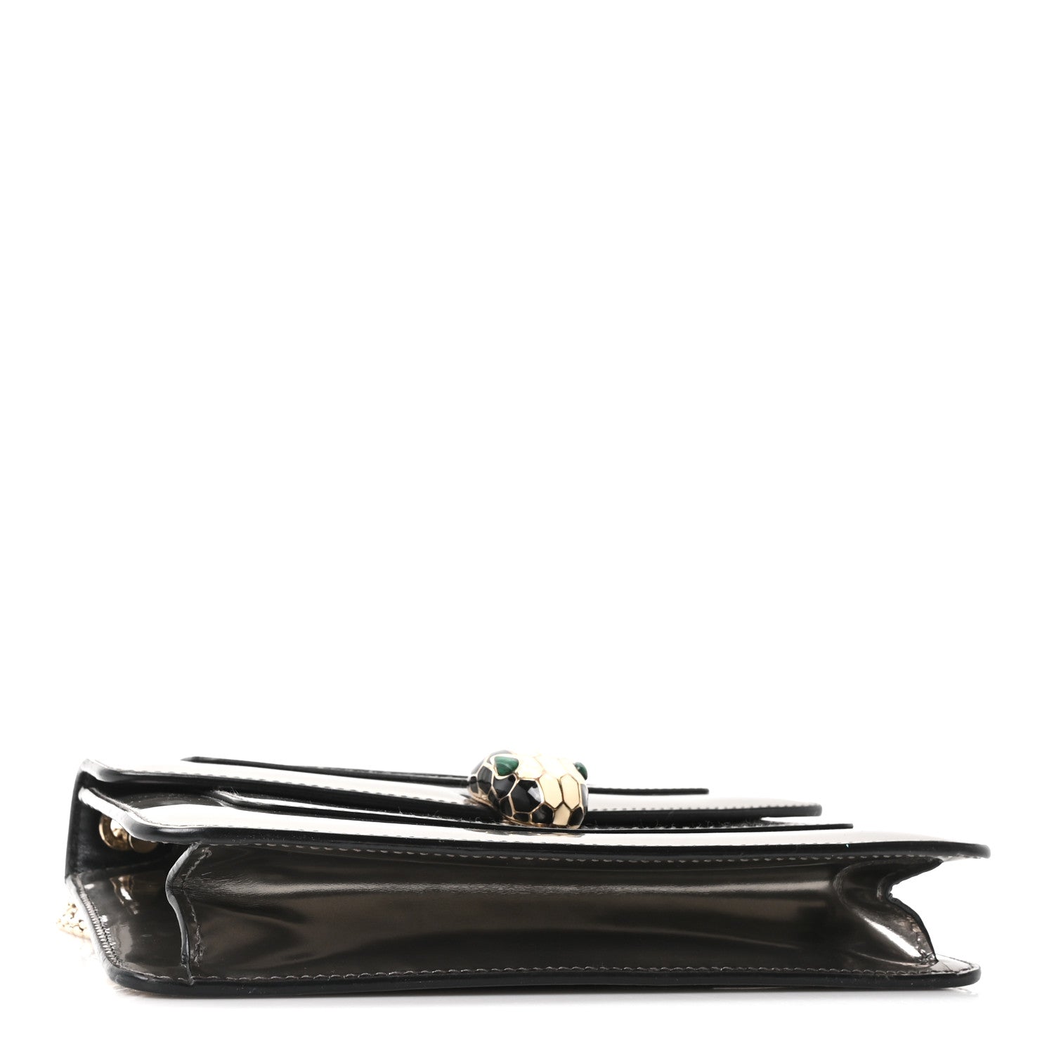 Metallic Serpenti Forever Small Shoulder Bag Silver