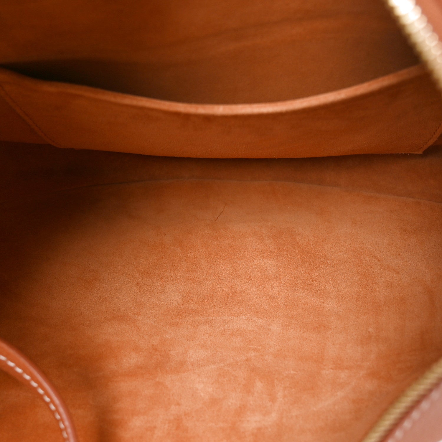 Calfskin Low Key Cookie MM Cognac