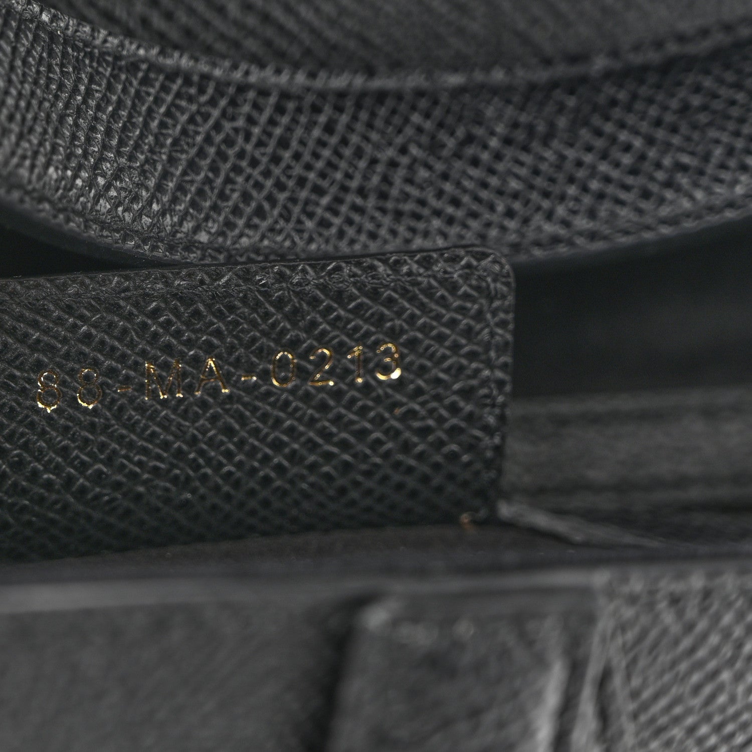 Grained Calfskin Saddle Bag With Strap Black