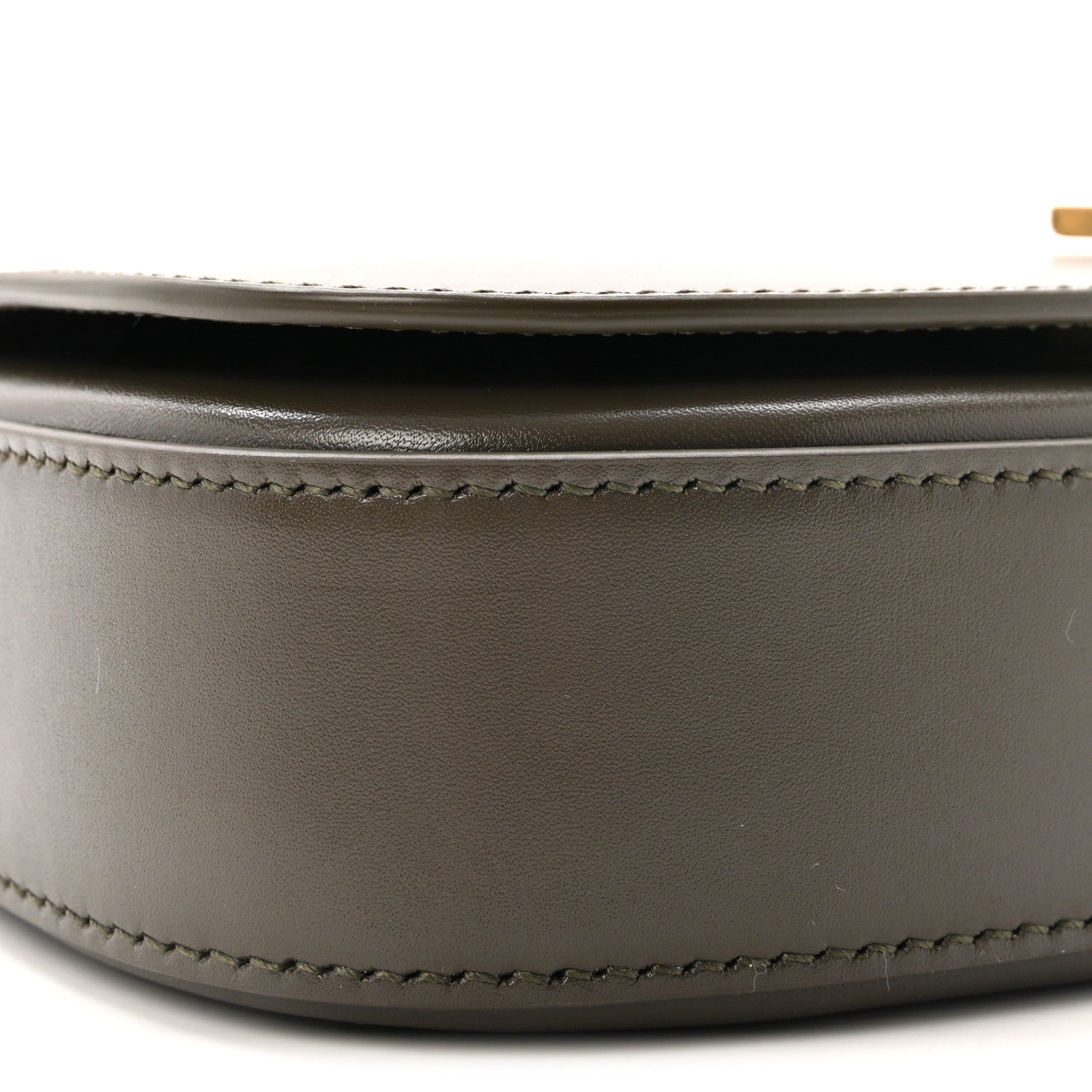 Box Calfskin Mini Voltaire Shoulder Bag  Deep Musk