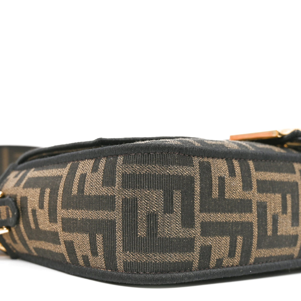 Fabric Jacquard FF 1974 Medium Baguette Tobacco Moro Black