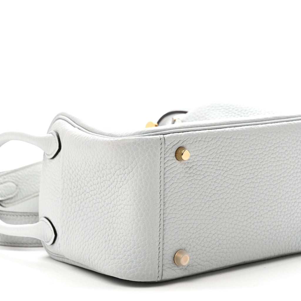 Taurillon Clemence Mini Lindy 20 Bleu Pale