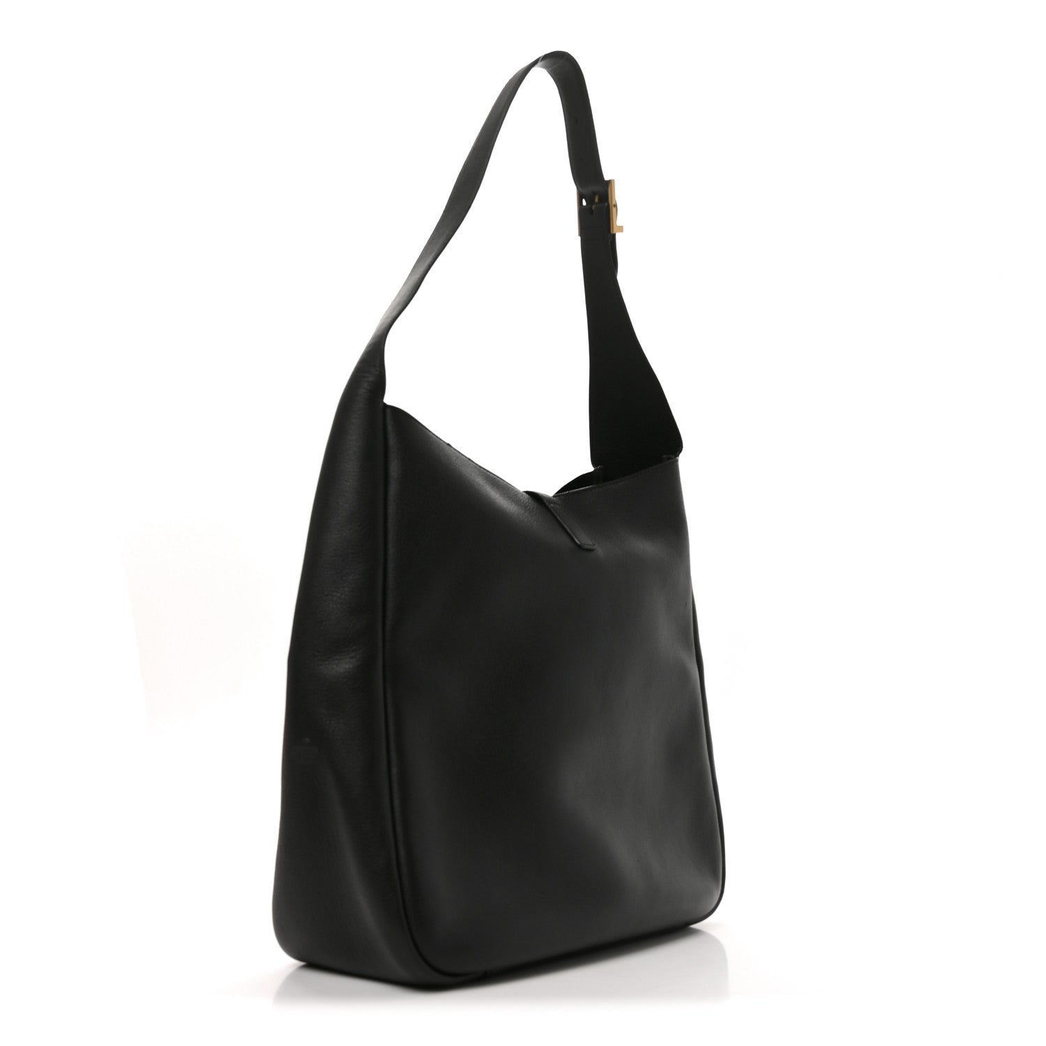 Smooth Calfskin Large Le 5 A 7 Soft Hobo Black