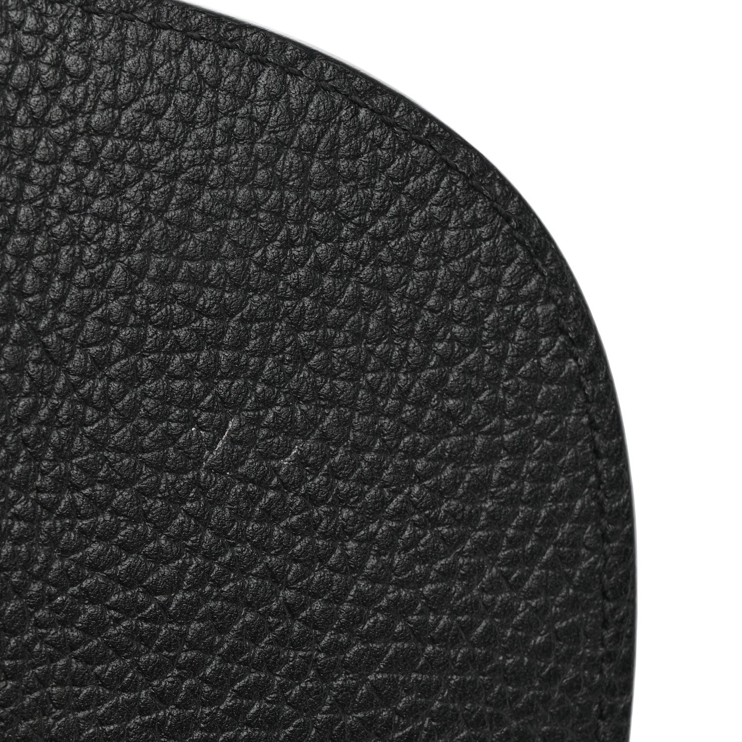 Pebbled Calfskin Medium Soho Flap Crossbody Black