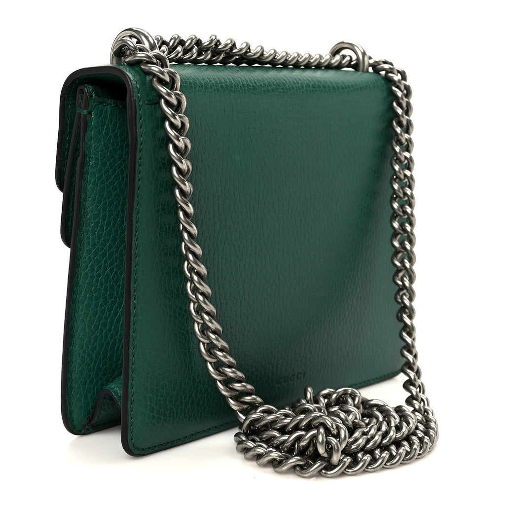Calfskin Mini Dionysus Shoulder Bag Emerald
