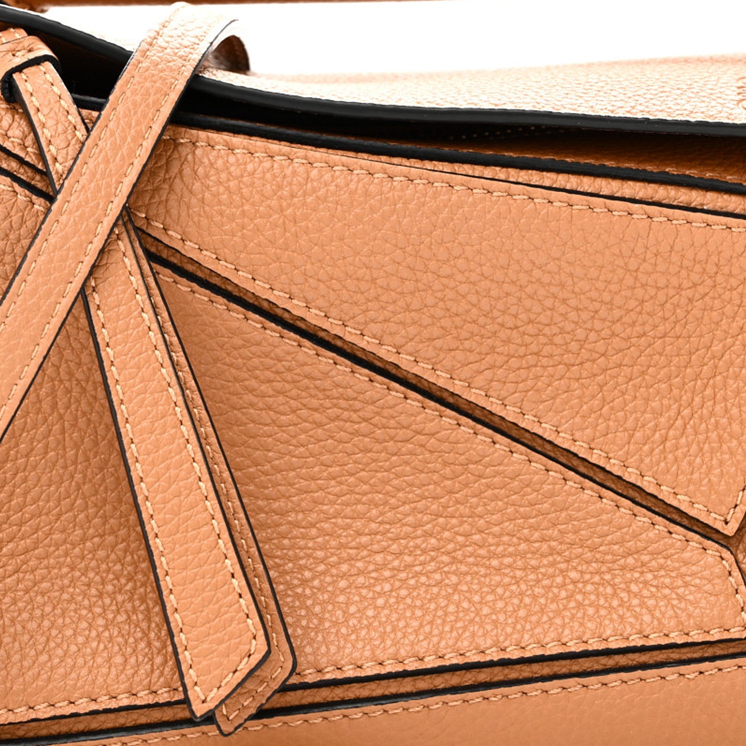 Calfskin Mini Puzzle Bag Tan