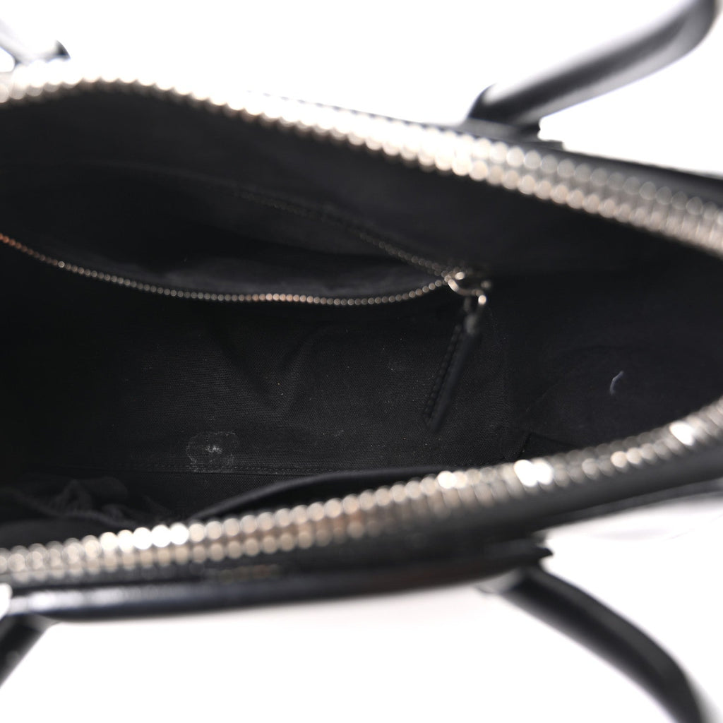 Shiny Lord Calfskin Small Antigona Black