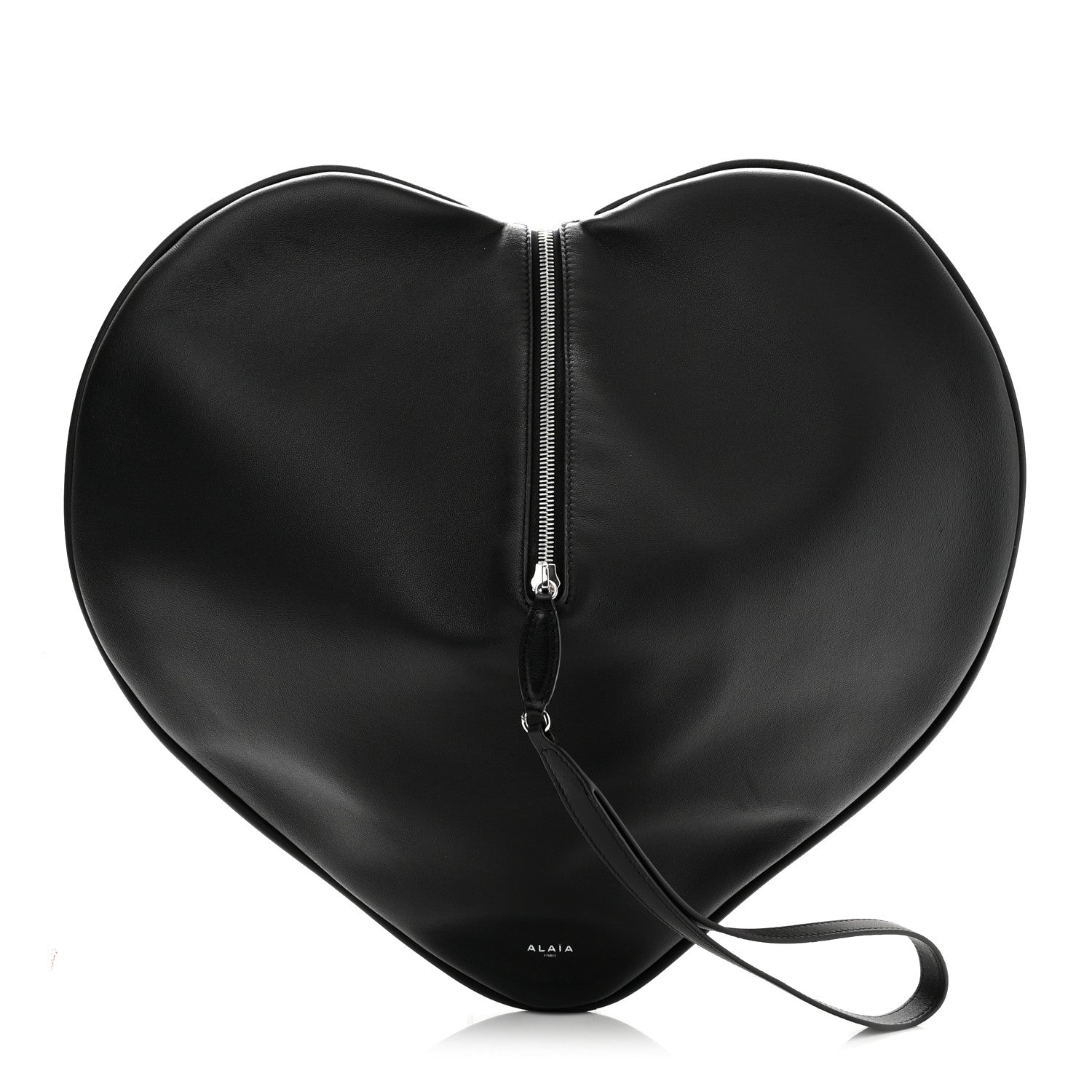 Lambskin Le Coeur Soft Clutch Black