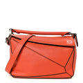 Calfskin Small Puzzle Bag Orange