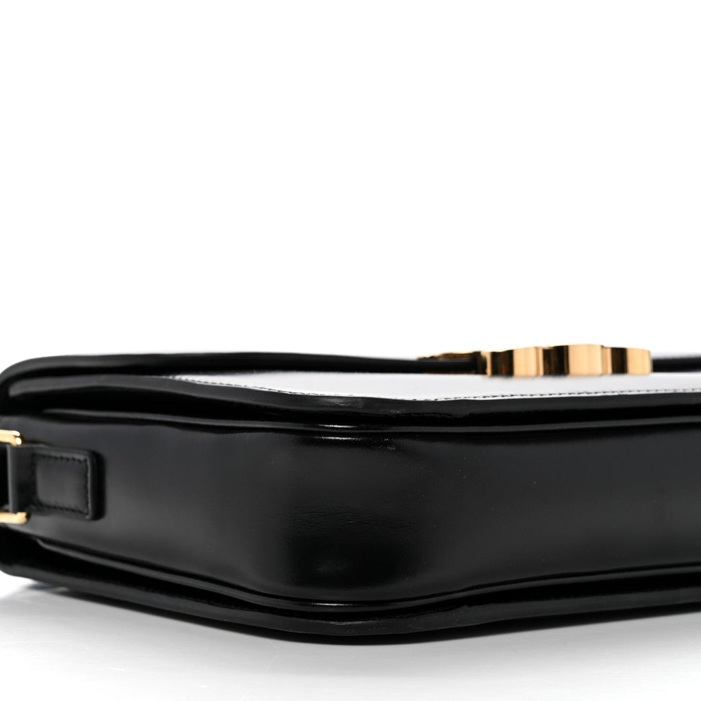 Shiny Calfskin Medium Triomphe Black