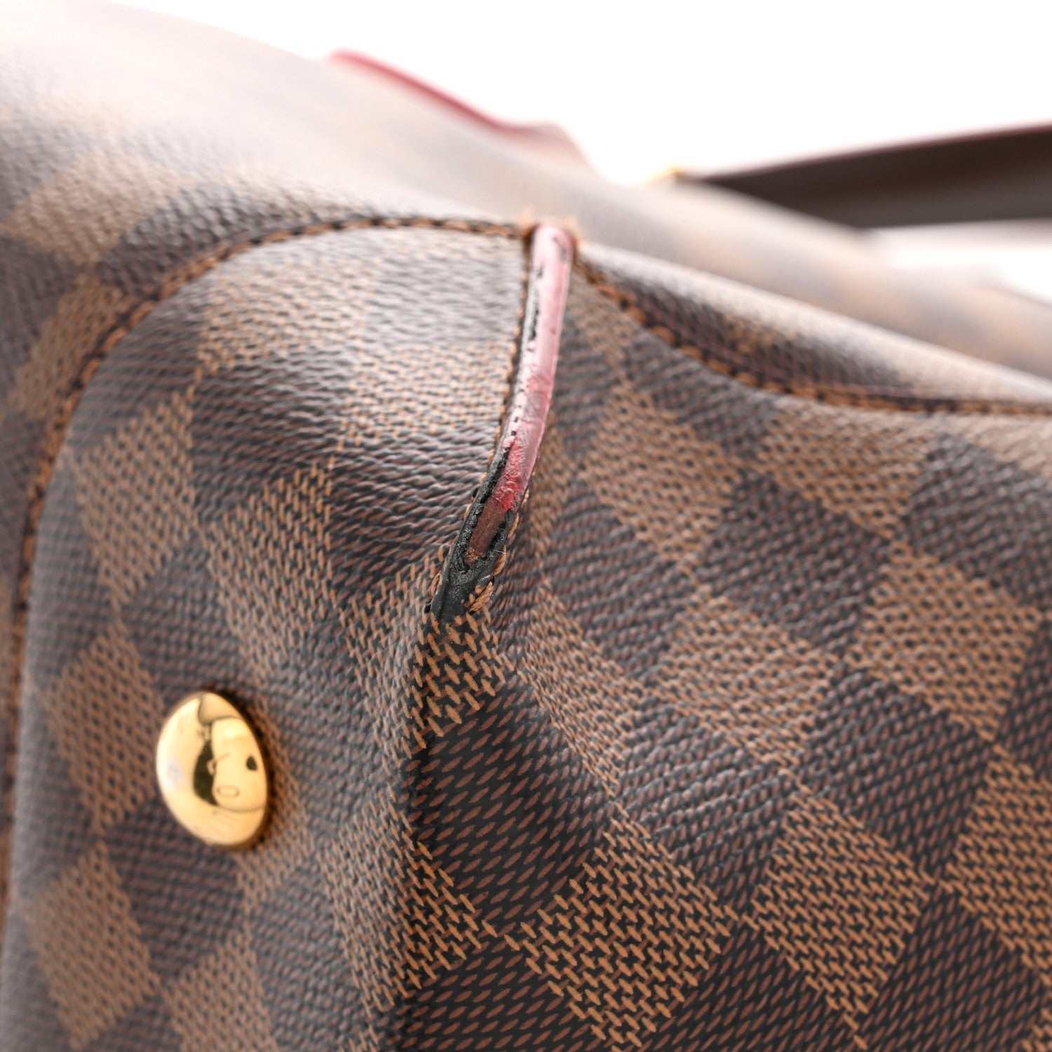 Damier Ebene Caissa Hobo Cherry