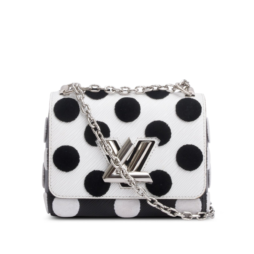 Louis Vuitton Black/White Epi Leather Polka Dots Twist PM Shoulder Bag