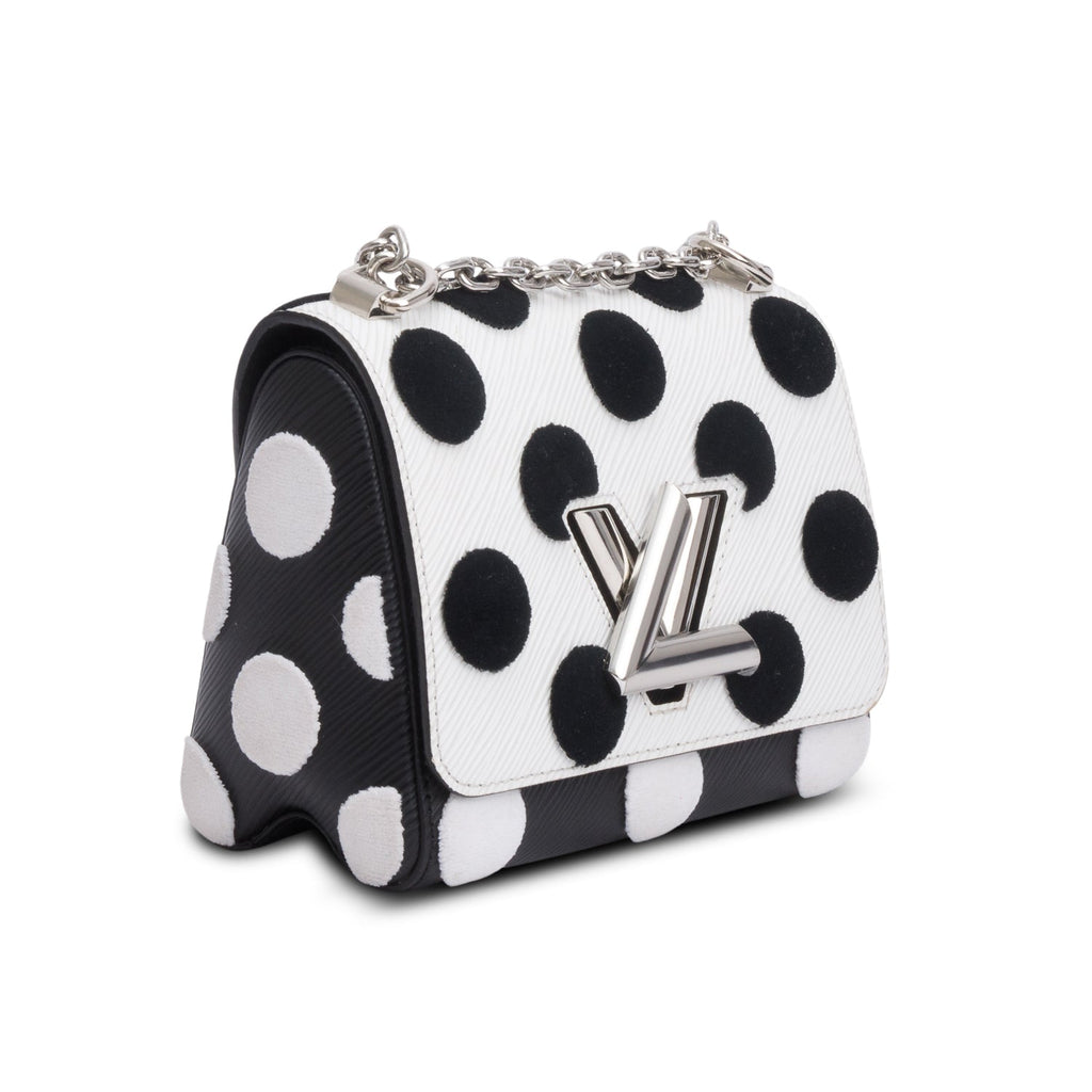 Louis Vuitton Black/White Epi Leather Polka Dots Twist PM Shoulder Bag