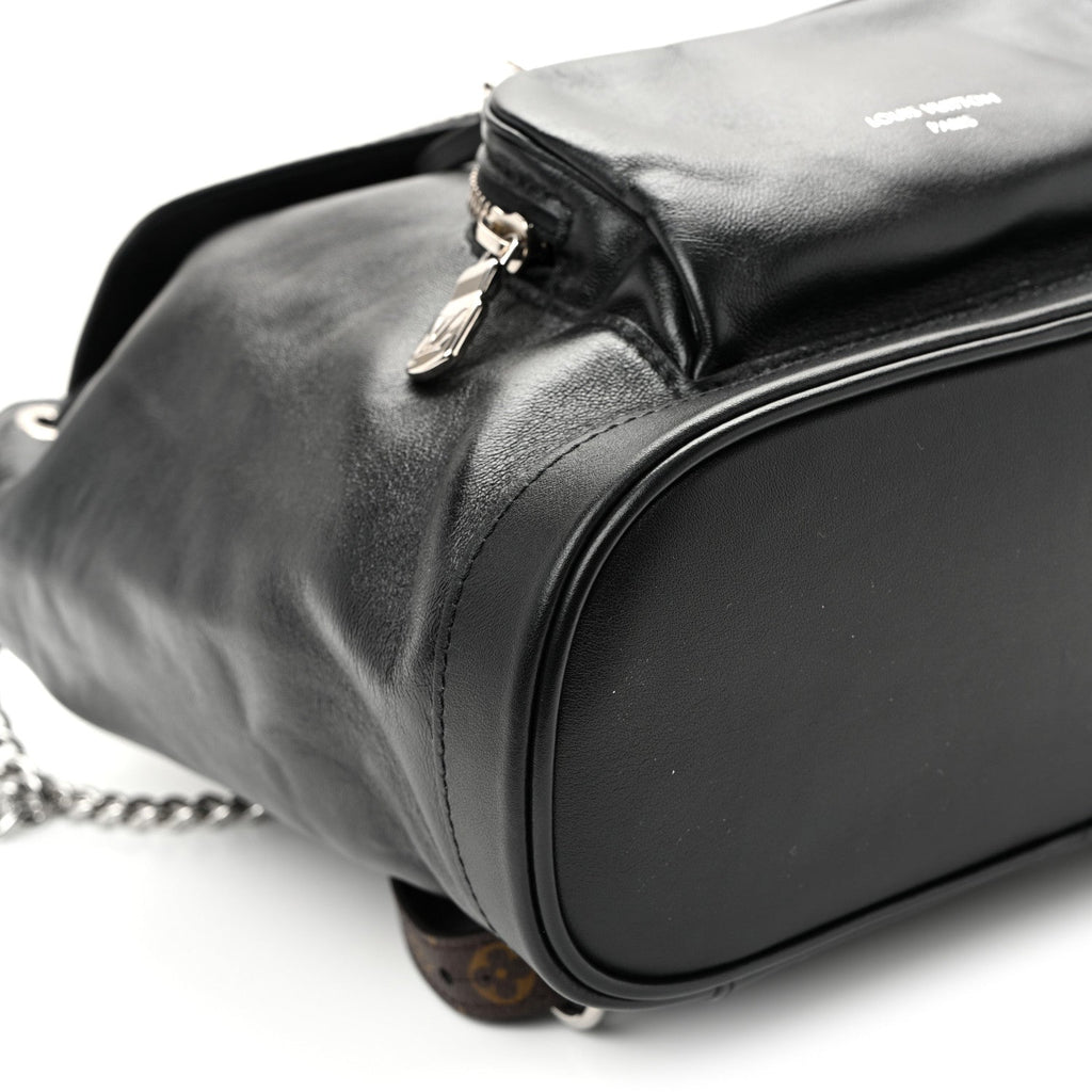 Lambskin Monogram Montsouris Vibe PM Black