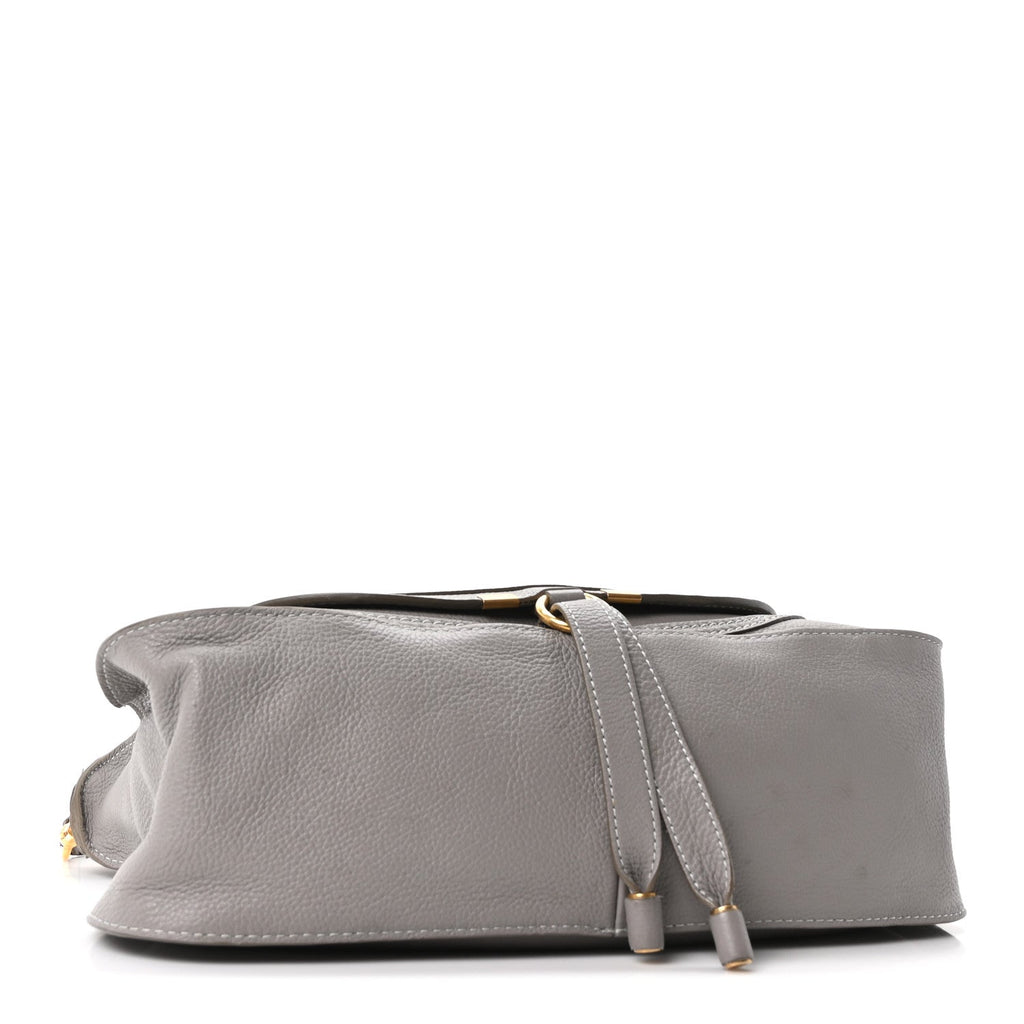Calfskin Medium Marcie Satchel Cashmere Grey