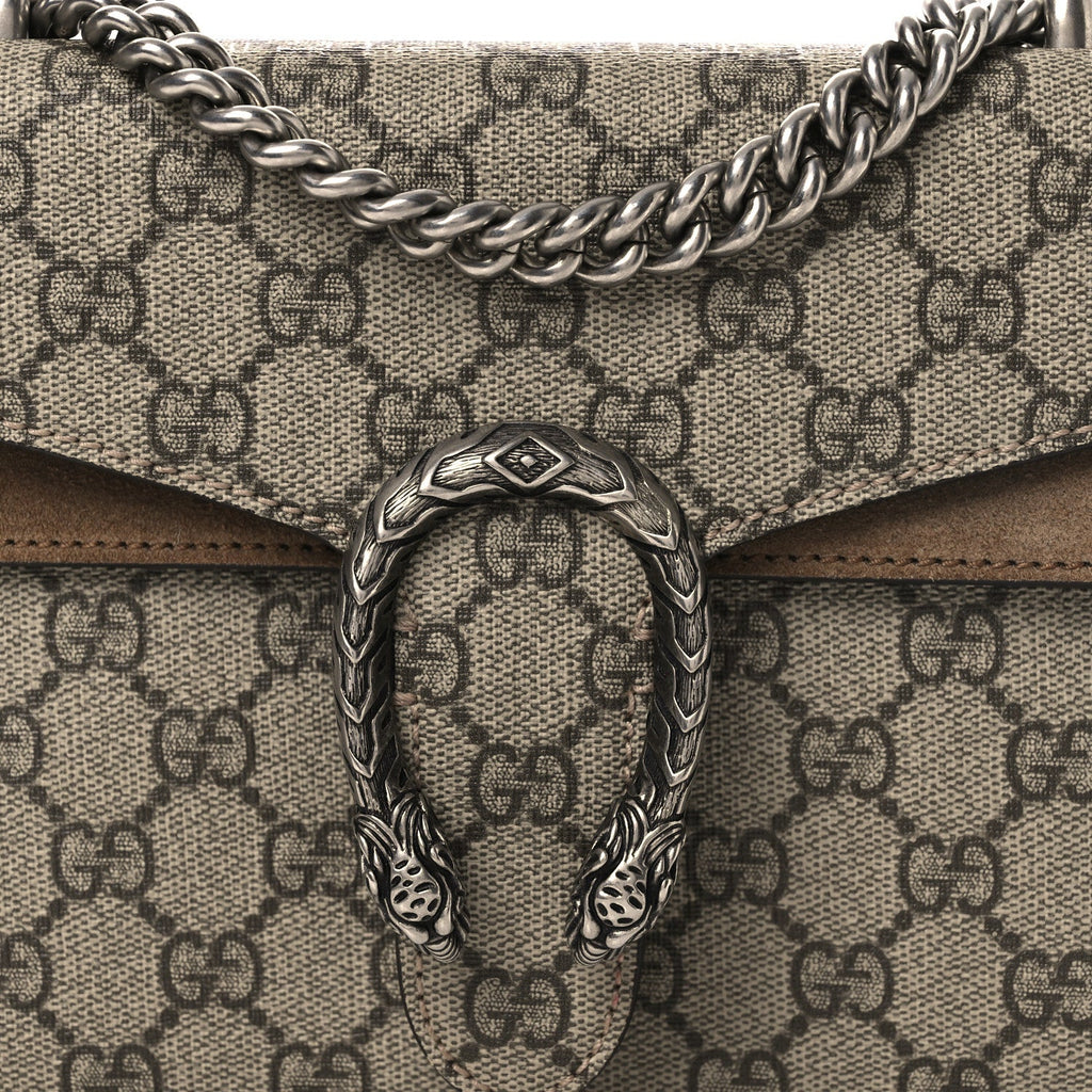 GG Supreme Monogram Mini Dionysus Shoulder Bag Taupe
