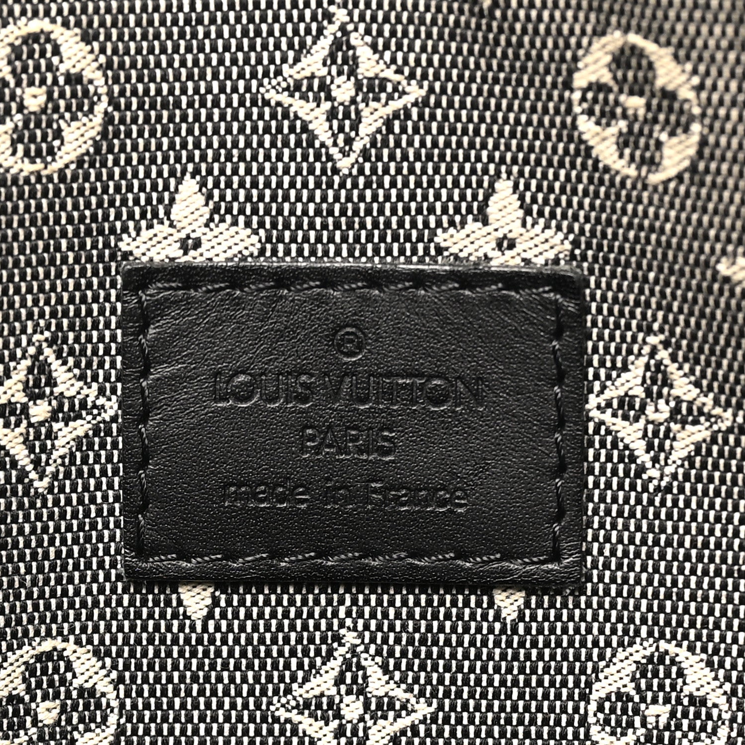 Mini Monogram Besace Mary Kate Black