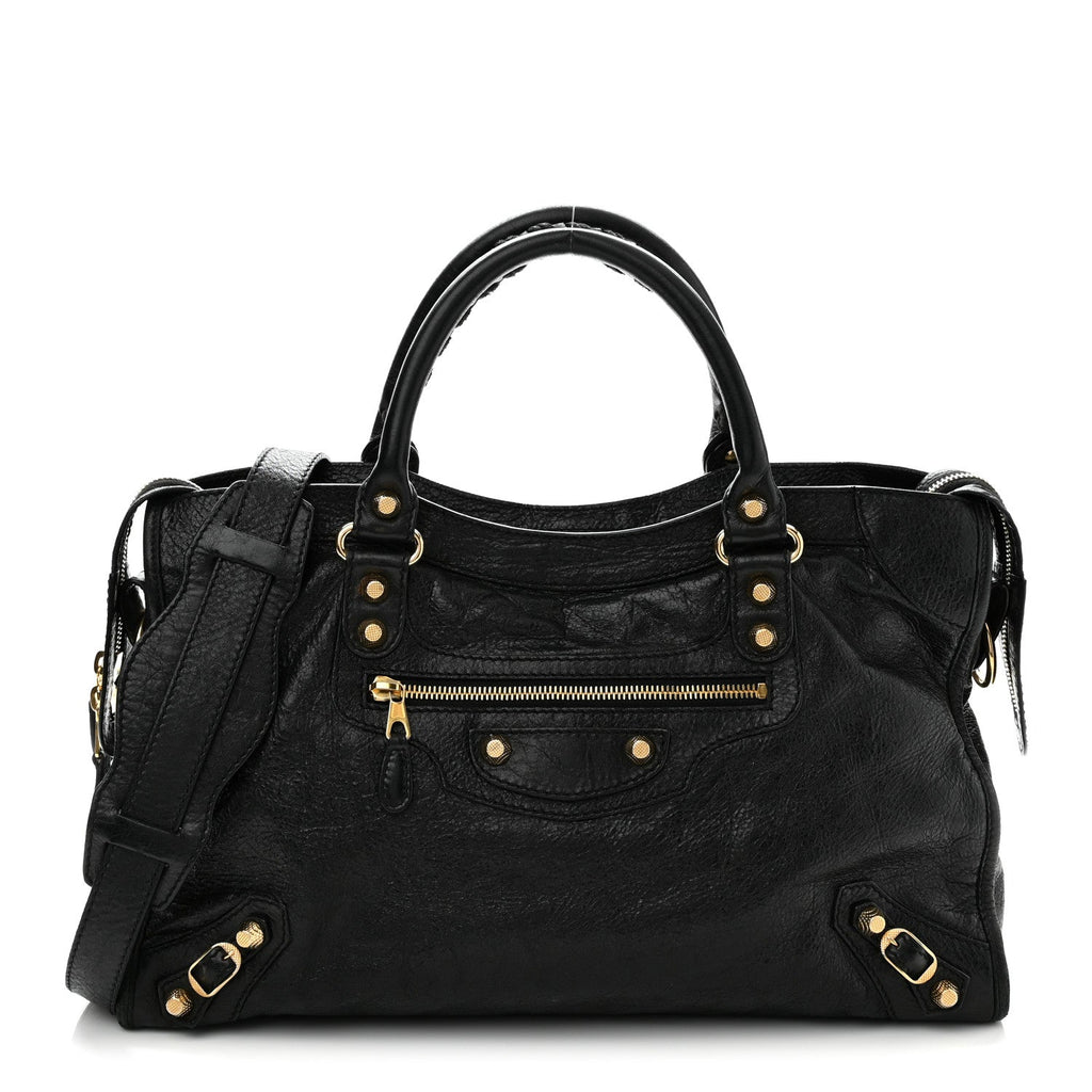 Agneau Giant 12 Gold Hardware City Black