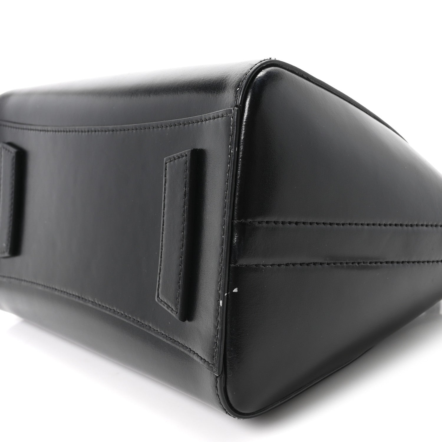 Shiny Lord Calfskin Small Antigona Black